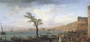 VERNET, Claude-Joseph View of the Gulf of Naples (mk05) oil on canvas